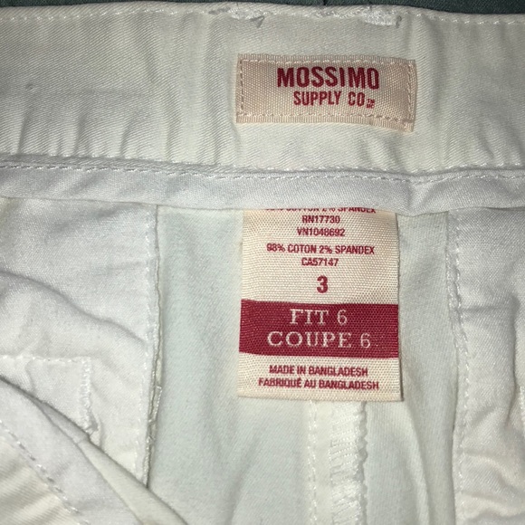 White fitted straight jeans - Picture 2 of 4